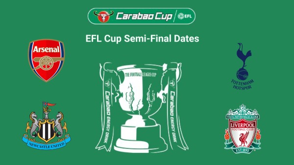 2024-25 EFL Cup Semi-final: Arsenal v Newcastle kick off, prediction and team news